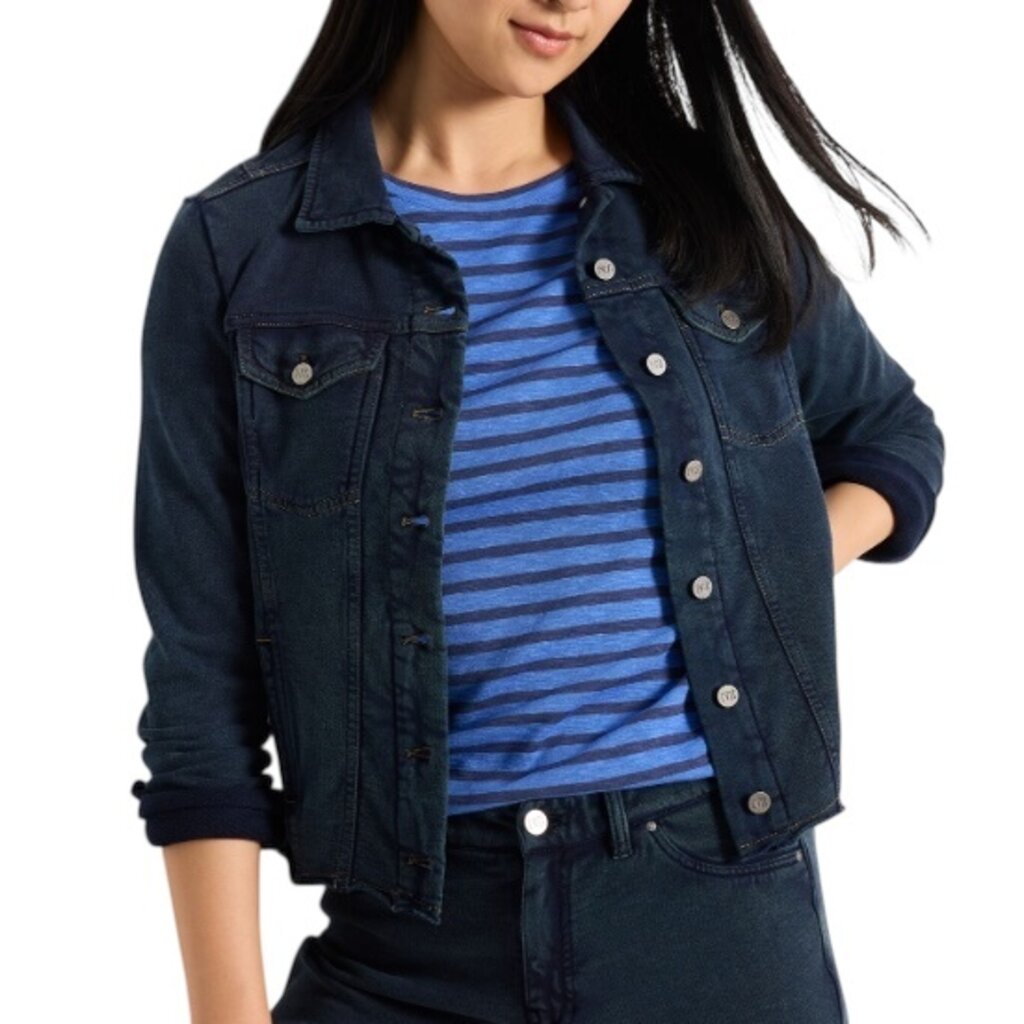 DENIM LOOK JACKET INDIGO