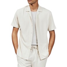 7DIAMONDS ANDROS CAMP SHIRT SAND