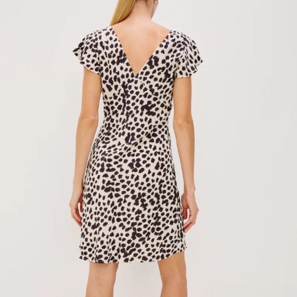 Rails GIGI DRESS TAUPE SPOTTED