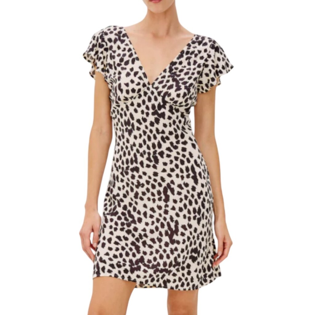 Rails GIGI DRESS TAUPE SPOTTED