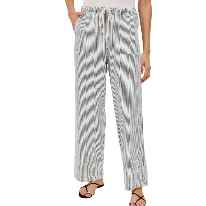 Rails SANDERSON PANT INDIGO RAILROAD STRIPE