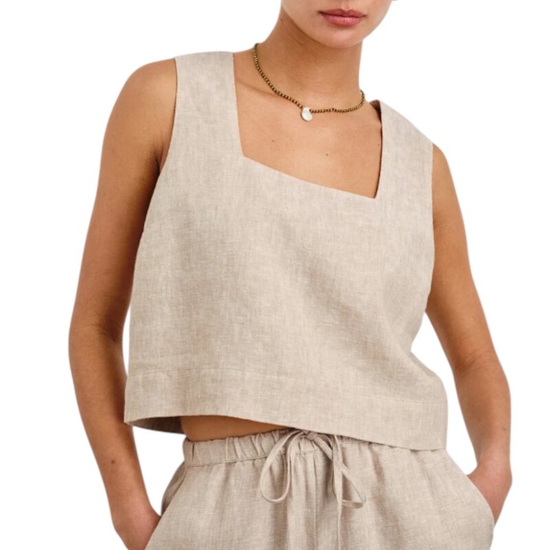 Rails AKIRA TOP HEATHERED FLAX