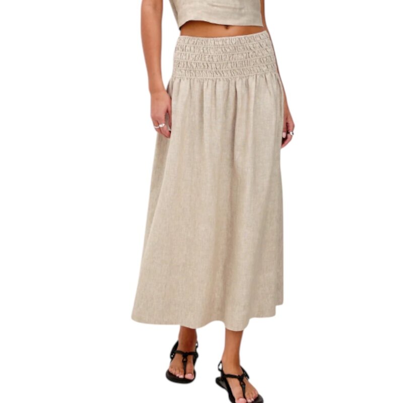 Rails ALESSA SKIRT HEATHERED FLAX