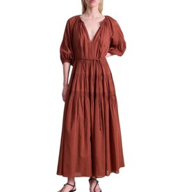 APIECE APART SANTA CECILIA MAXI DRESS SMOKED PAPRIKA