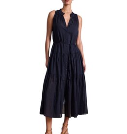 APIECE APART TRINIDAD TANK DRESS BLACK