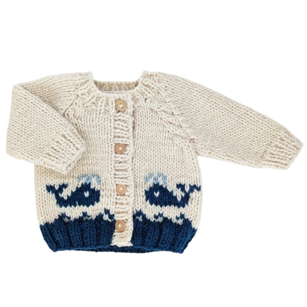 Huggalugs WHALE CARDIGAN