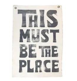 Sugarboo This Must Be The Place Hand Painted Wall Hanging 25"x37"