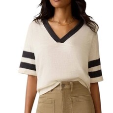 Sunwashed Slub Varsity Tee PTV