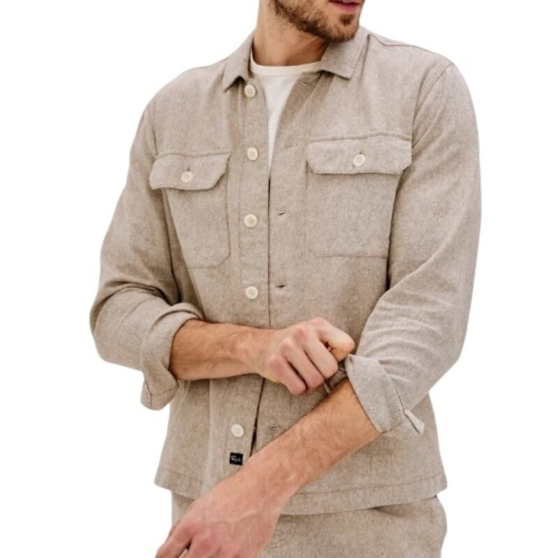 RAILS FOR HIM HAYES SHIRT JACKET BULGAR OAT