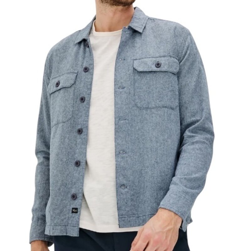 RAILS FOR HIM HAYES SHIRT JACKET BLUE MIRAGE