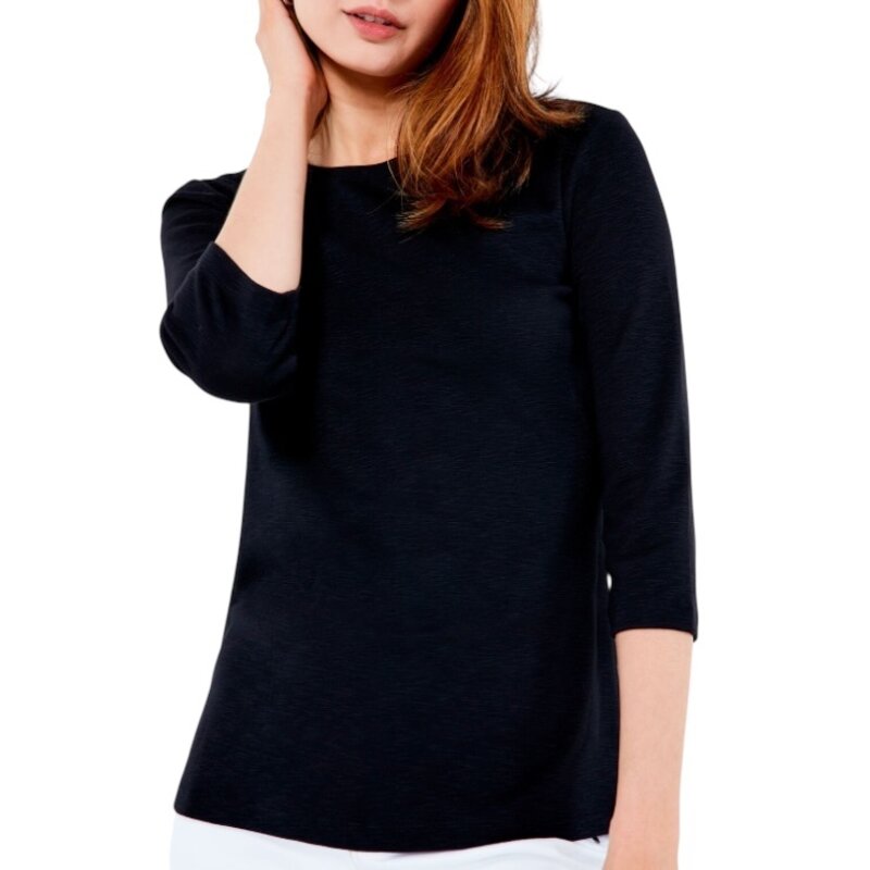 3/4 SLEEVE BOAT TEE ONYX