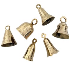 fort & field 3 3/4" Brass Flared & Tulip Bells w Metal Striker