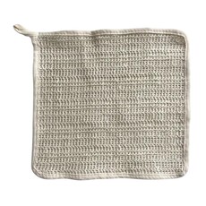 fort & field Exfoliating 10 in Square Eco Ramie Washcloth w Loop