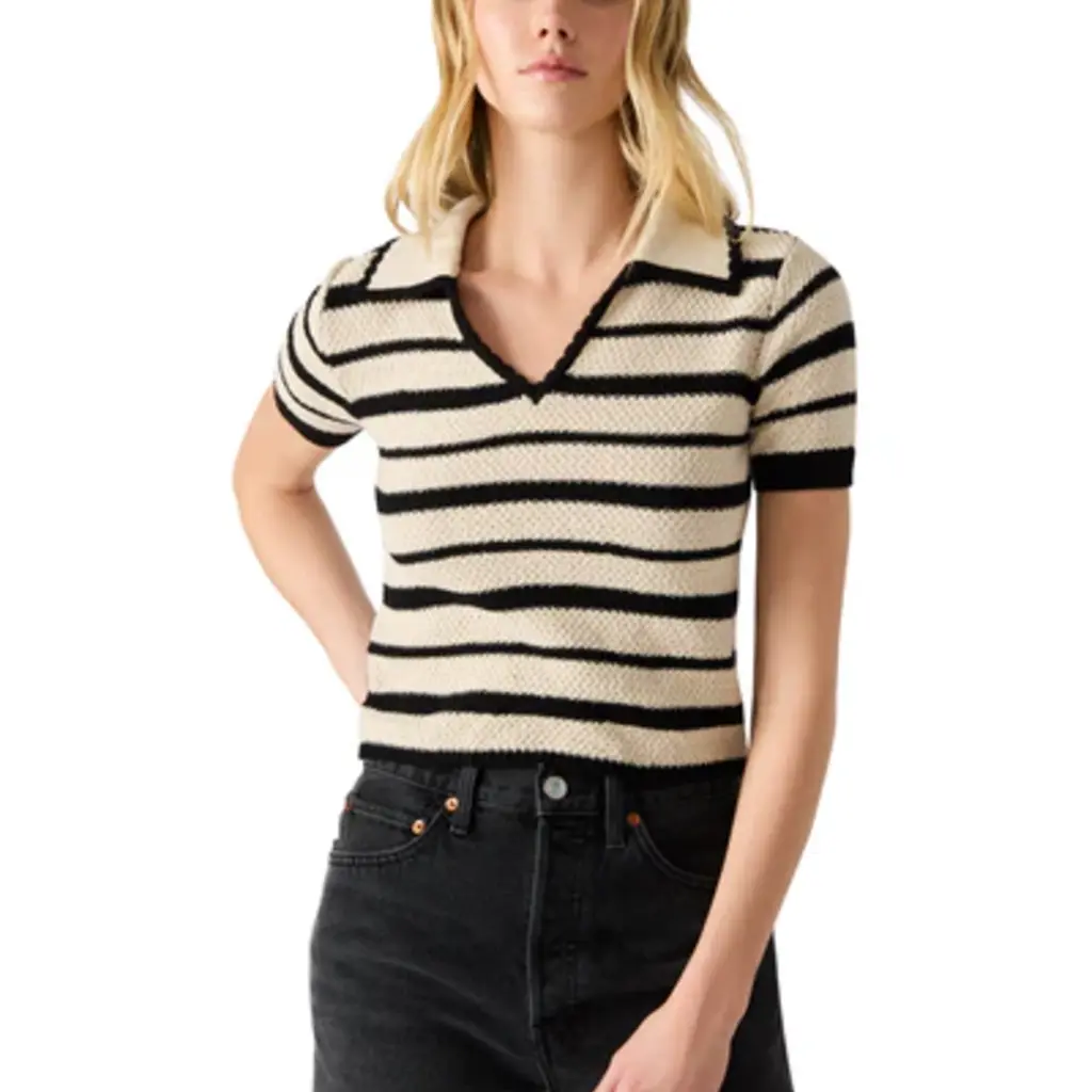 STEVE MADDEN BRAYDEN SWEATER BLACK MULTI