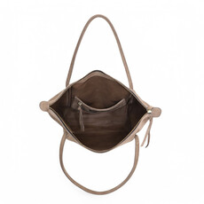 OLIVEVE SERAFINA Tote in Amphora Italian Leather Backed Suede