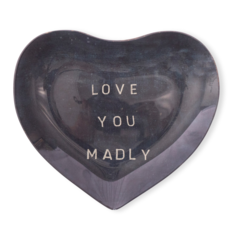 Sugarboo Love You Madly Small Heart Decoupage Plate