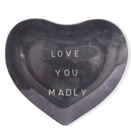 Sugarboo Love You Madly Small Heart Decoupage Plate
