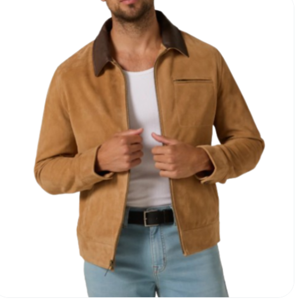 7DIAMONDS MAVERICK LEATHER JACKET Tan