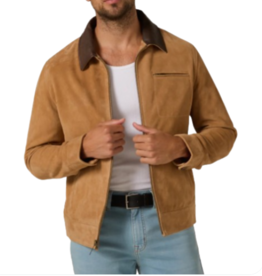 7DIAMONDS MAVERICK LEATHER JACKET Tan