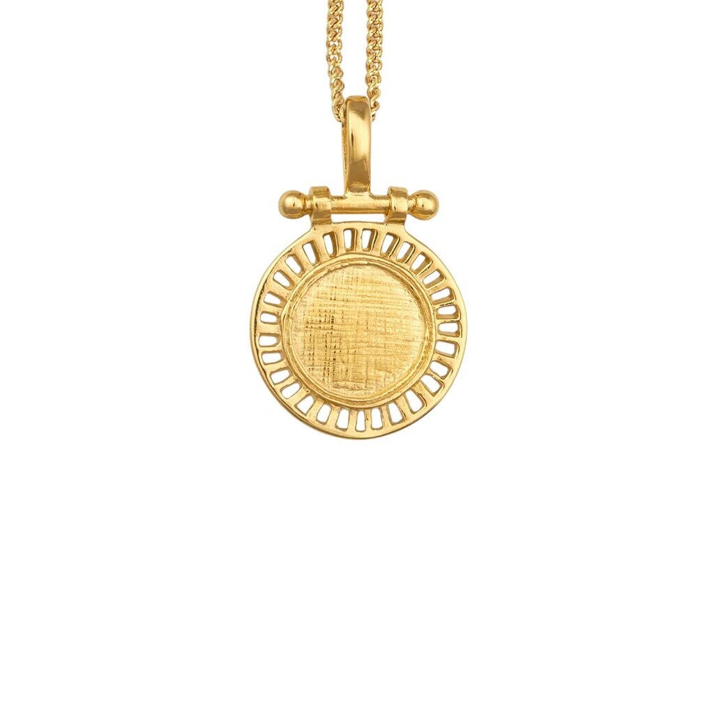 Temple Of The Sun Solar Necklace Gold Vermeil - GOLD VERMEIL