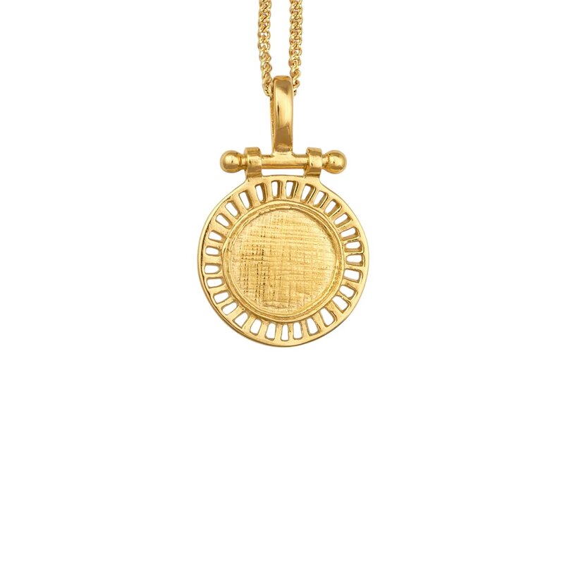 Temple Of The Sun Solar Necklace Gold Vermeil - GOLD VERMEIL