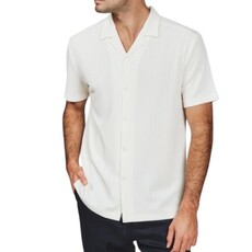 7DIAMONDS VAUGHN CAMP SHIRT Ivory