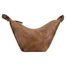 BOONE LEATHER CROSSBODY/HOBO SLING COGNAC