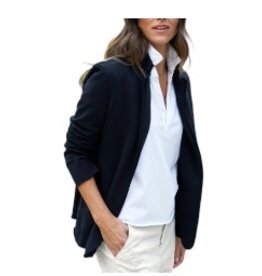 Frank & Eileen DUBLIN KNIT BLAZER TRIPLE FLEECE BRITISH ROYAL NAVY