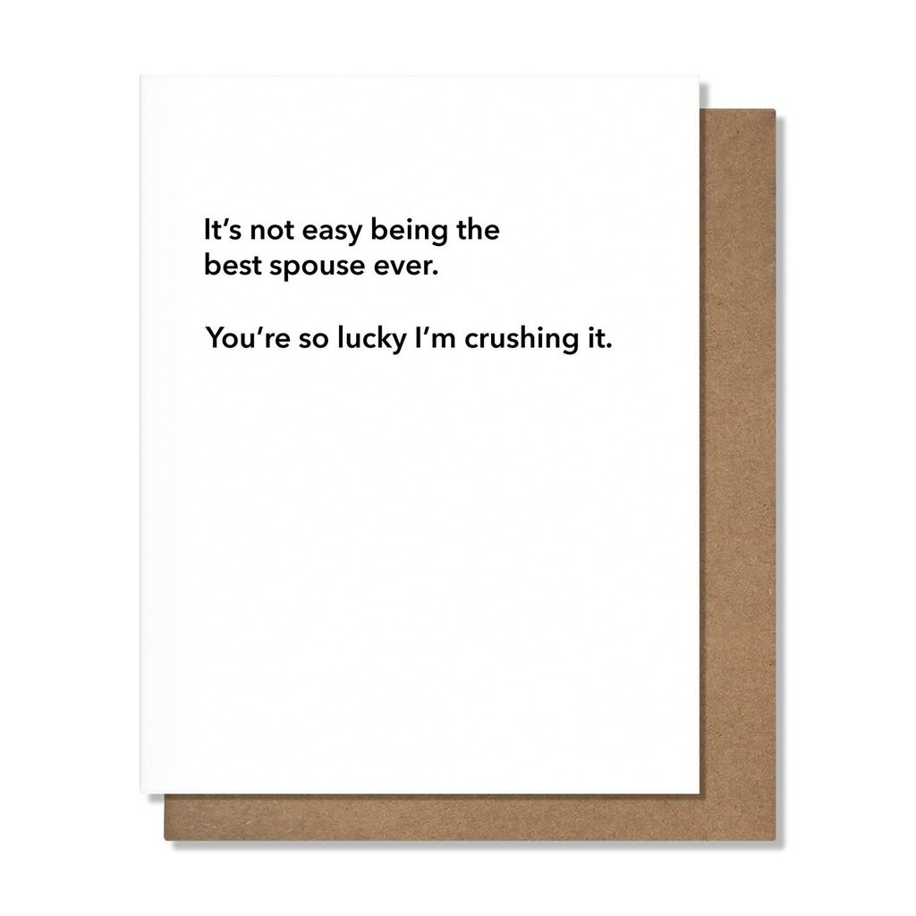 Pretty Alright Goods Crushing It - Anniversary Card