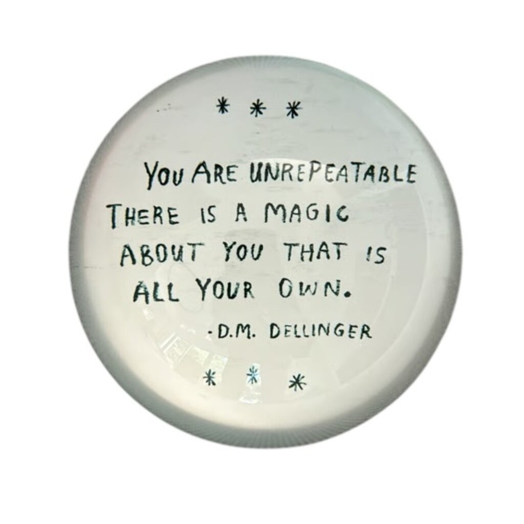 Sugarboo You Are Unrepeatable (D.M. Dellinger) Paperweight