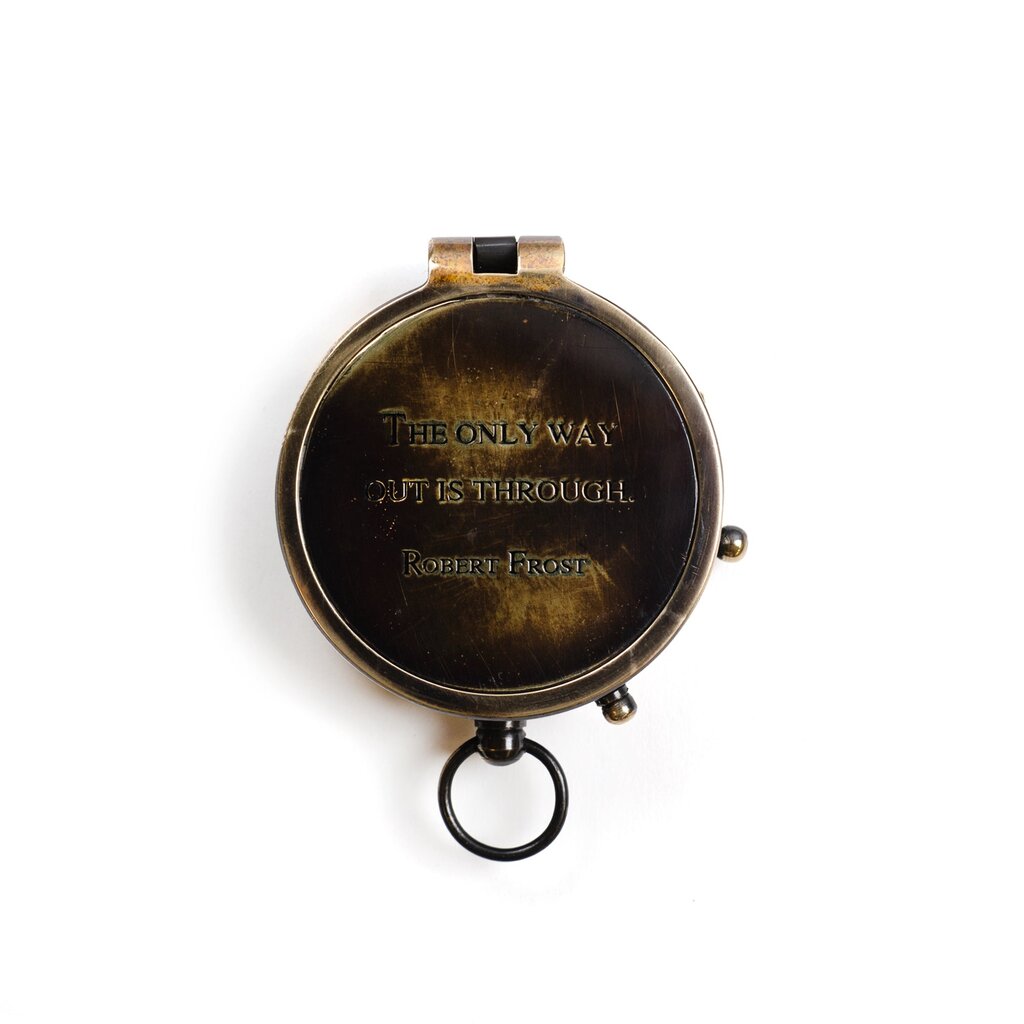 Sugarboo Robert Frost Compass with Leather Case