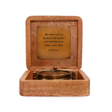 Sugarboo Tripod Compass in Jim Henson Wooden Box