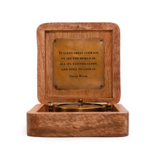 Sugarboo Tripod Compass in Oscar Wilde Wooden Box