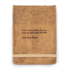 Sugarboo Large Dead Poets Society Leather Journal - Honey