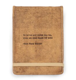Sugarboo Large Dead Poets Society Leather Journal - Honey