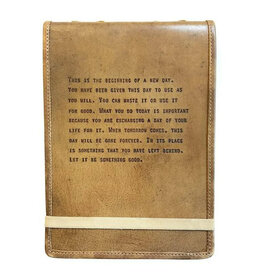 Sugarboo Large This Is The Beginning Leather Journal