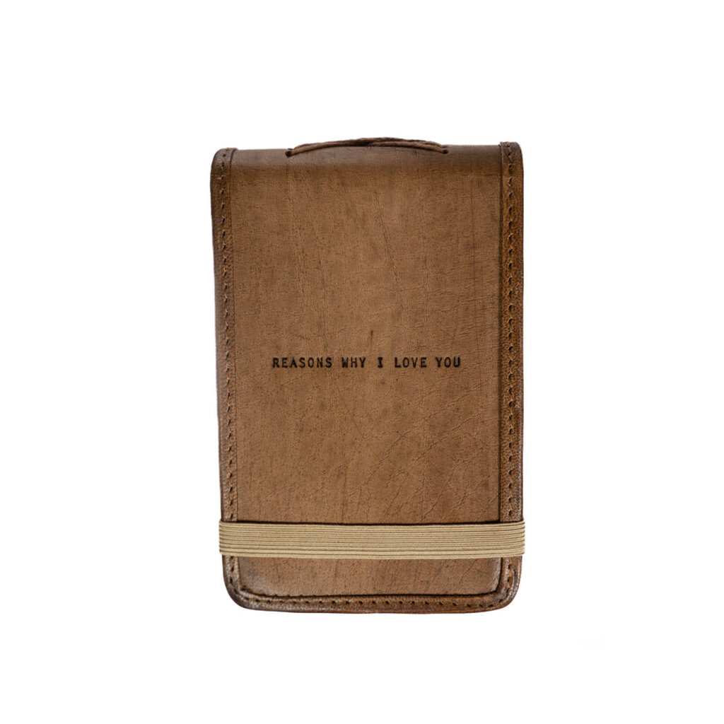 Sugarboo Mini Reasons Why I Love You Leather Journal