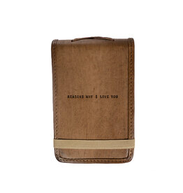Sugarboo Mini Reasons Why I Love You Leather Journal