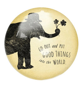 Sugarboo Put Good Things into the World Paperweight