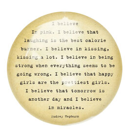 Sugarboo I Believe in Pink Paperweight