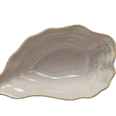 Stoneware Oyster Shell Shaped Bowl