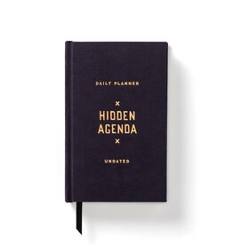 CHRONICLE BOOKS Brass Monkey Hidden Agenda Undated Mini Planner