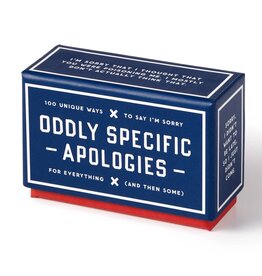 CHRONICLE BOOKS Brass Monkey Oddly Specific Apologies