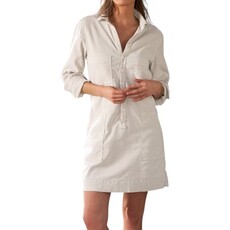 Frank & Eileen SOUTHERN LONG SLEEVE PLAYSUIT DRESS SAND AND STRIPE