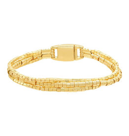 Marcia Moran Manya Gold Beaded Bracelet