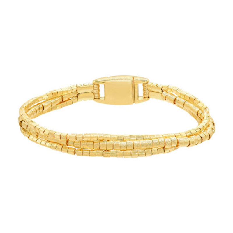 Marcia Moran Manya Gold Beaded Bracelet