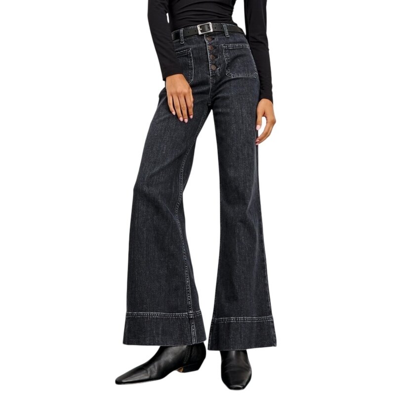 Rails ALAMITOS FLARED TROUSER BLACK PEARL