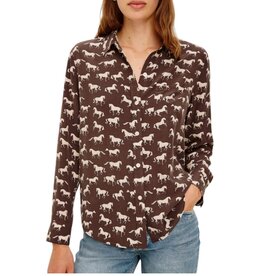 Rails KATE SHIRT IVORY HORSES
