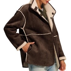 Velvet SHONA SHERPA REVERSIBLE JACKET ESPRESSO