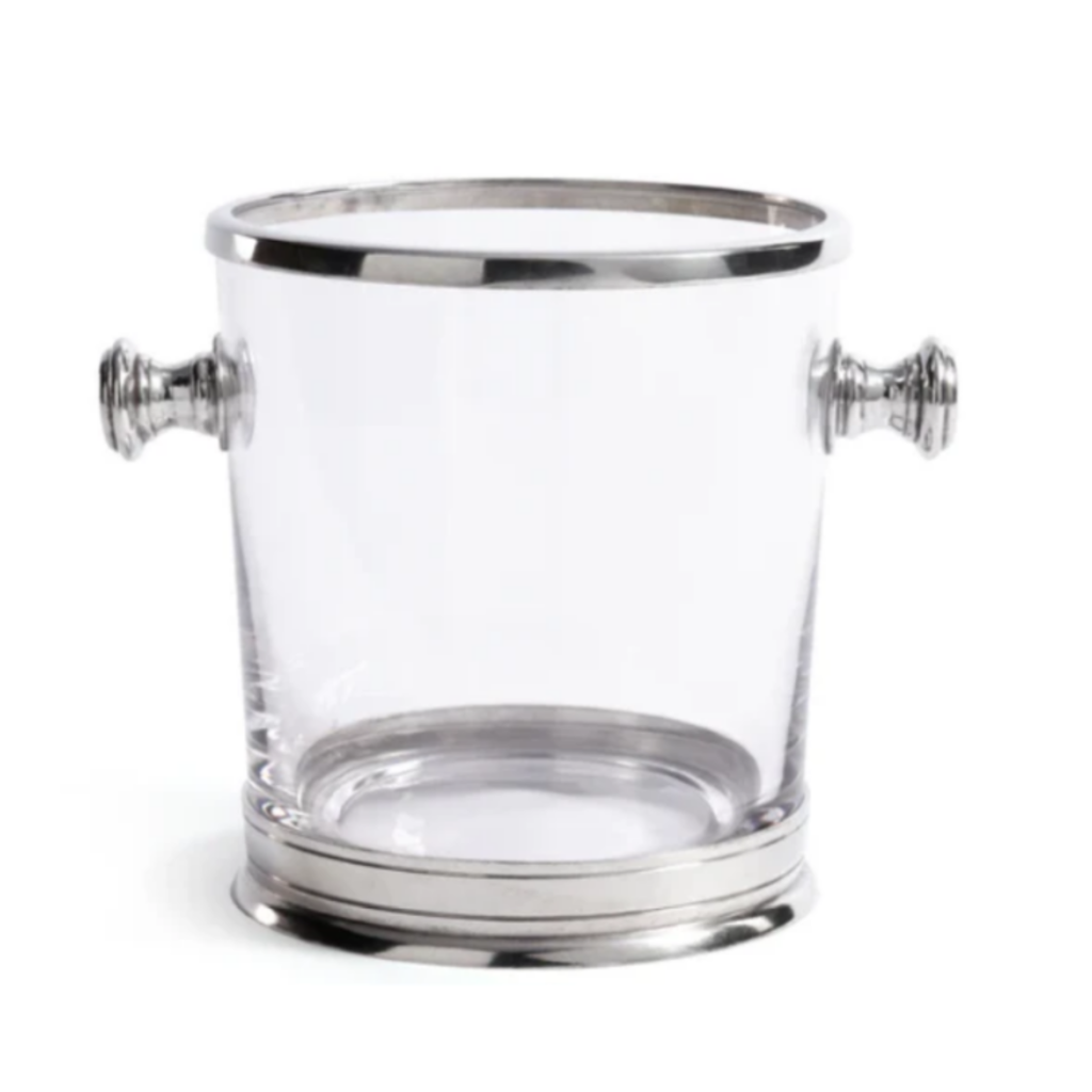 St. Anton Pewter & Glass Ice Bucket